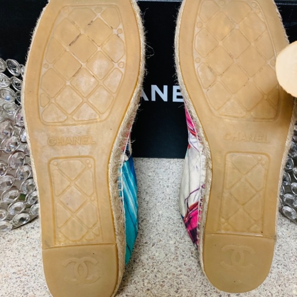 💯 Chanel Espadrilles Paris Canvas - Picture 3 of 7